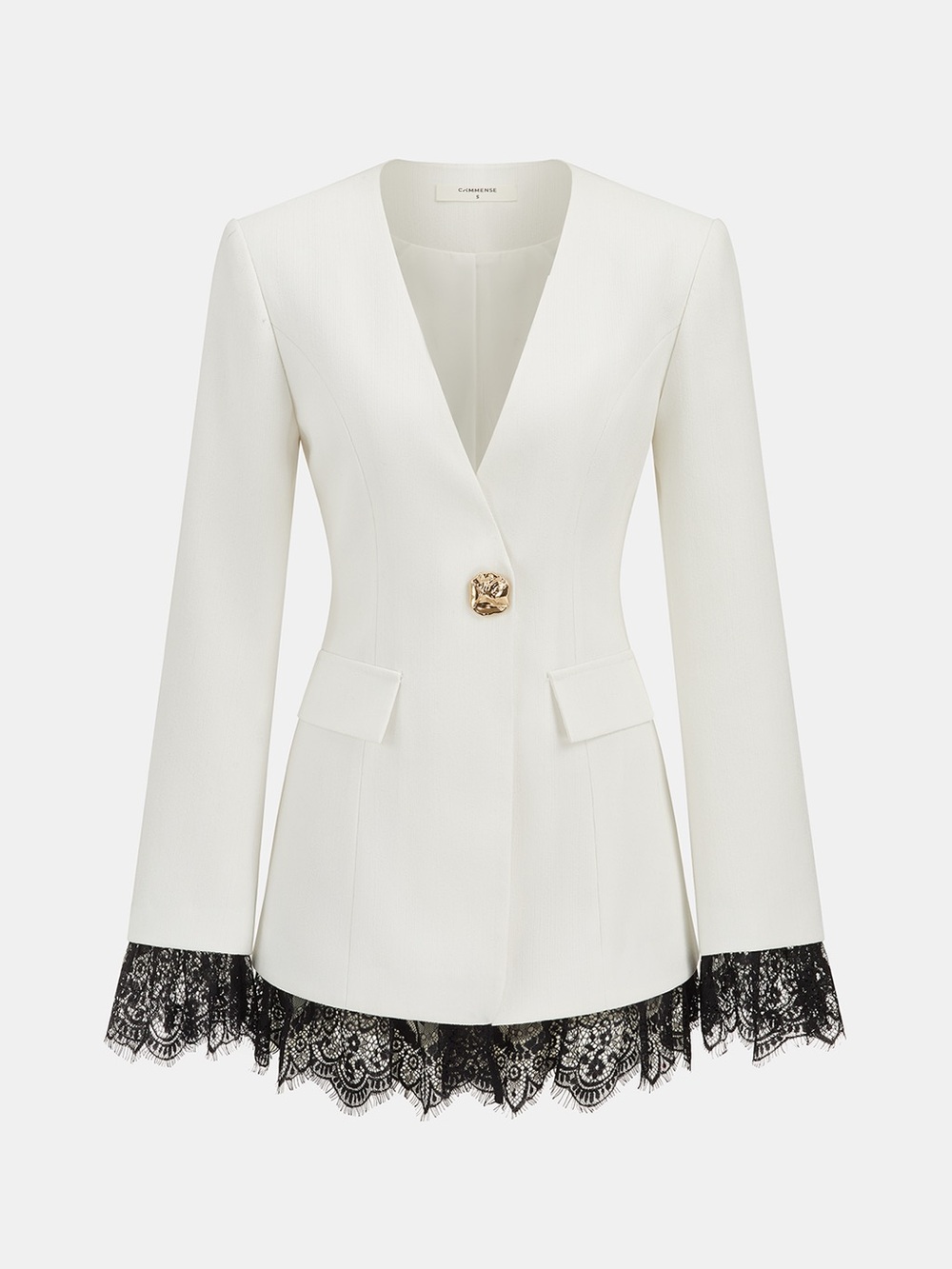 NWOT Lace Trim Blazer Size Small